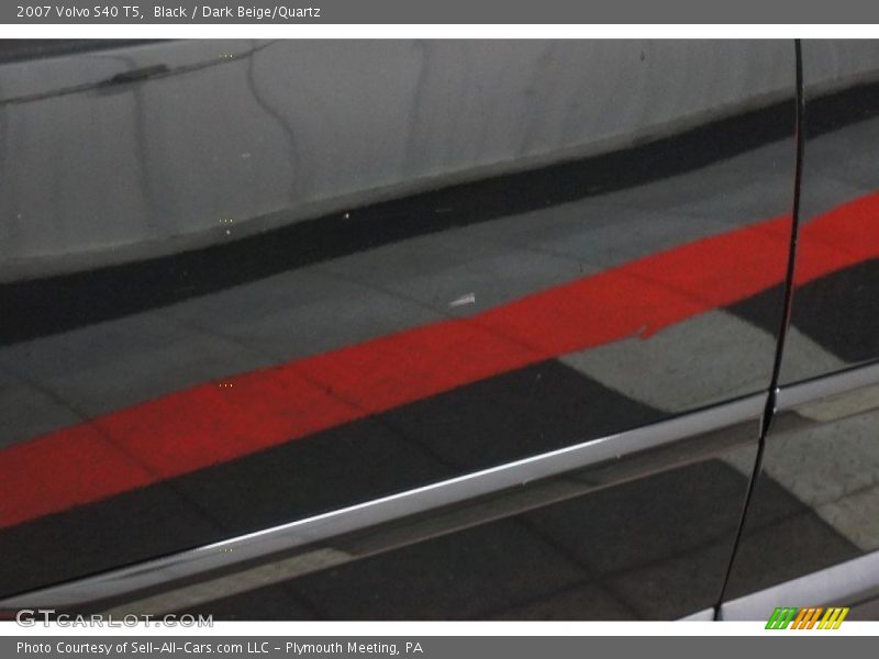 Black / Dark Beige/Quartz 2007 Volvo S40 T5