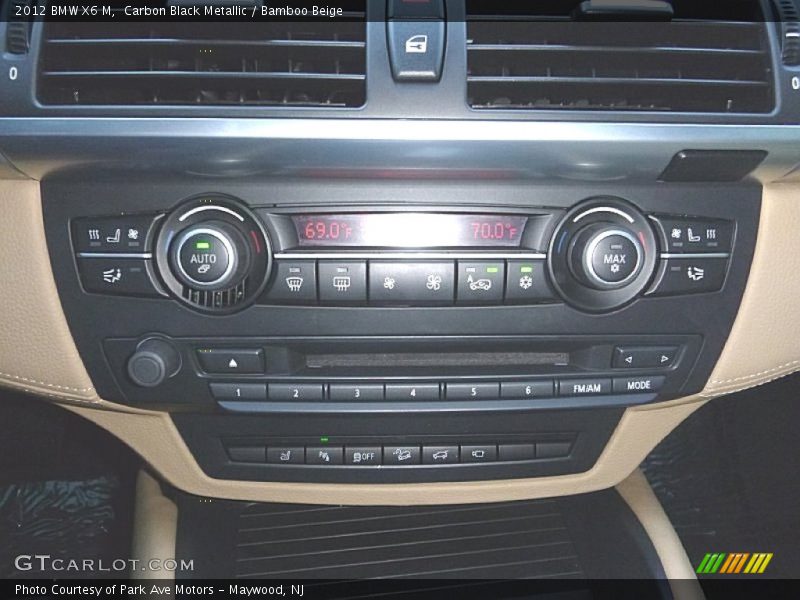 Carbon Black Metallic / Bamboo Beige 2012 BMW X6 M