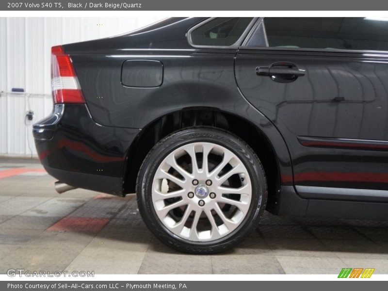 Black / Dark Beige/Quartz 2007 Volvo S40 T5