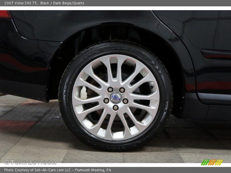Black / Dark Beige/Quartz 2007 Volvo S40 T5