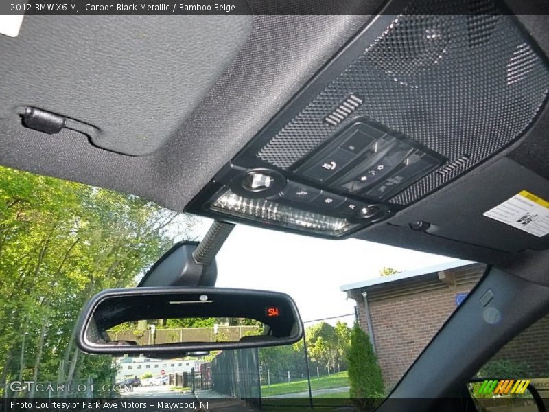 Carbon Black Metallic / Bamboo Beige 2012 BMW X6 M