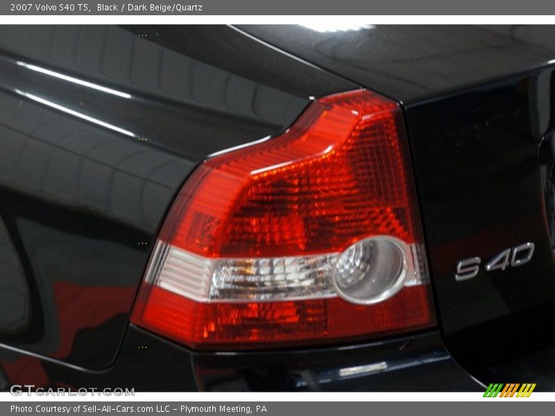 Black / Dark Beige/Quartz 2007 Volvo S40 T5