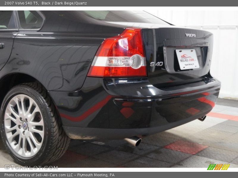 Black / Dark Beige/Quartz 2007 Volvo S40 T5
