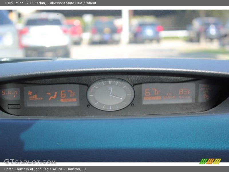 Lakeshore Slate Blue / Wheat 2005 Infiniti G 35 Sedan