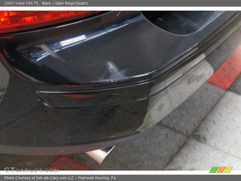 Black / Dark Beige/Quartz 2007 Volvo S40 T5