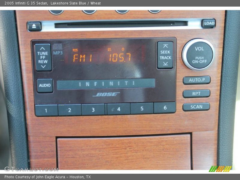 Lakeshore Slate Blue / Wheat 2005 Infiniti G 35 Sedan