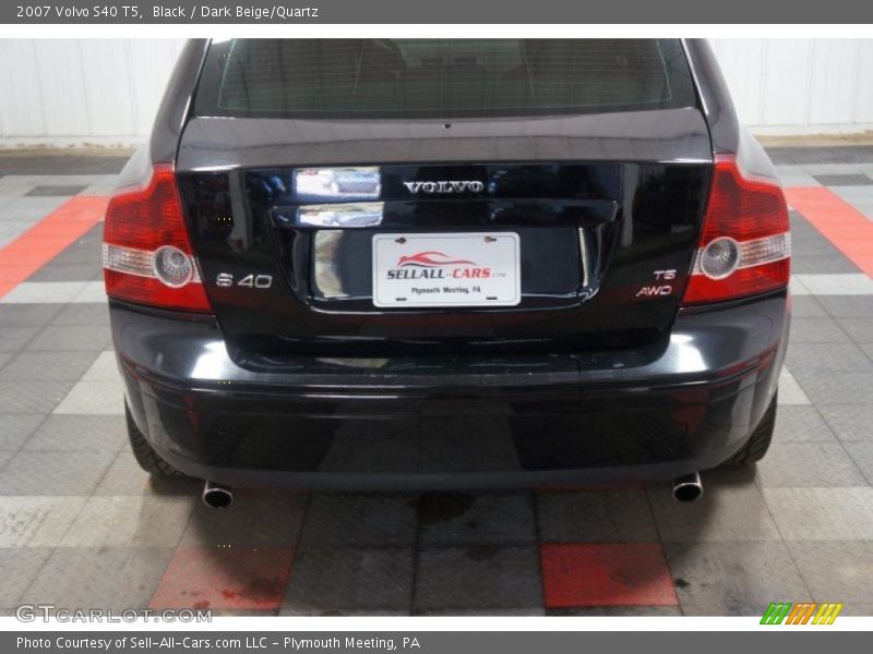 Black / Dark Beige/Quartz 2007 Volvo S40 T5