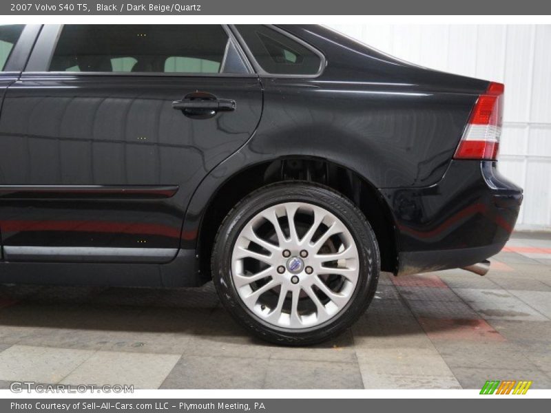 Black / Dark Beige/Quartz 2007 Volvo S40 T5