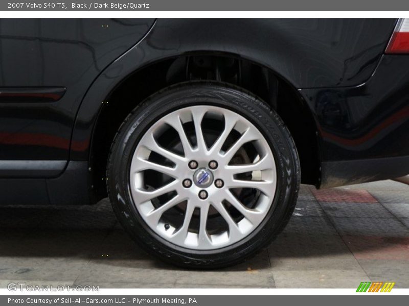 Black / Dark Beige/Quartz 2007 Volvo S40 T5