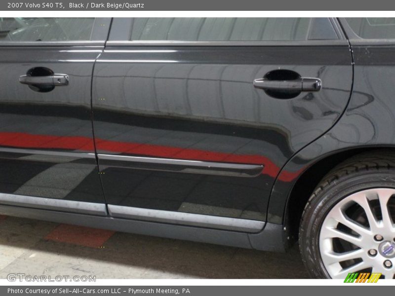 Black / Dark Beige/Quartz 2007 Volvo S40 T5