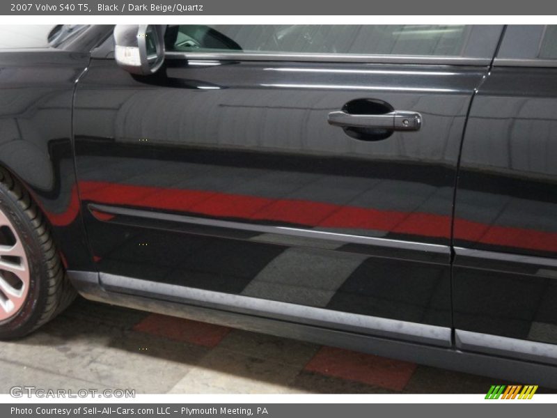 Black / Dark Beige/Quartz 2007 Volvo S40 T5