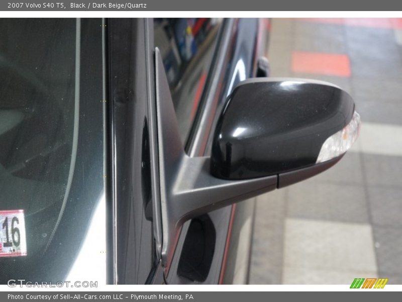 Black / Dark Beige/Quartz 2007 Volvo S40 T5