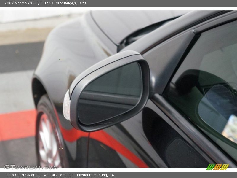 Black / Dark Beige/Quartz 2007 Volvo S40 T5