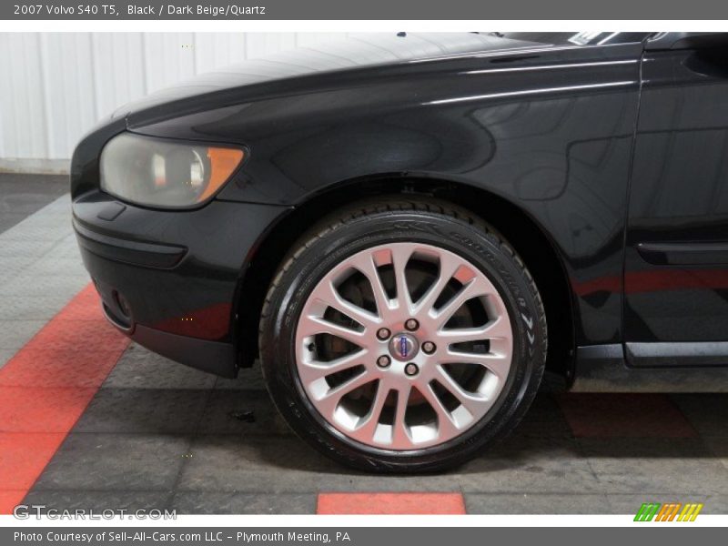 Black / Dark Beige/Quartz 2007 Volvo S40 T5