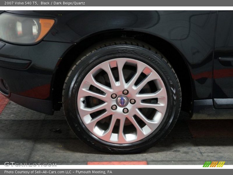 Black / Dark Beige/Quartz 2007 Volvo S40 T5