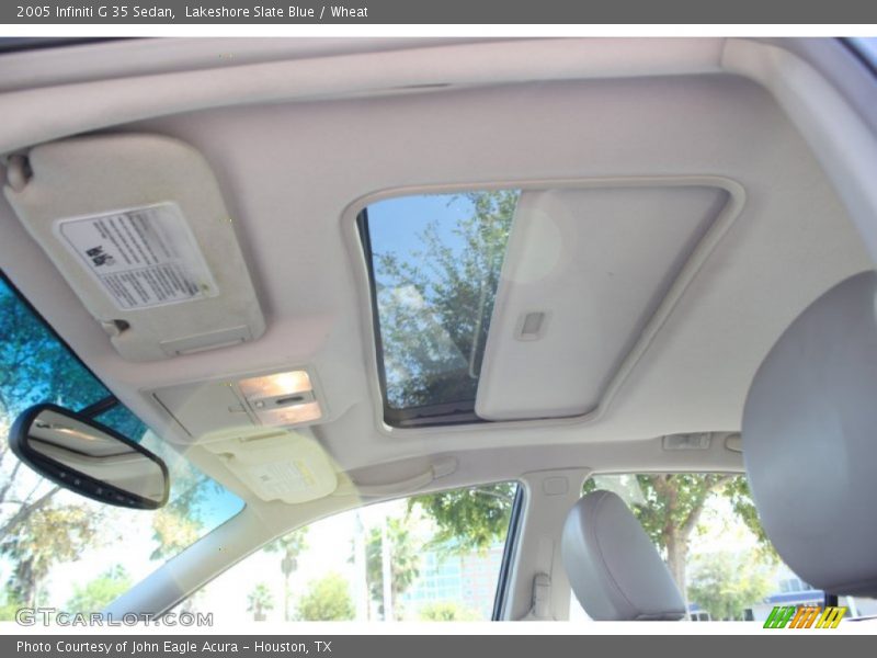 Lakeshore Slate Blue / Wheat 2005 Infiniti G 35 Sedan