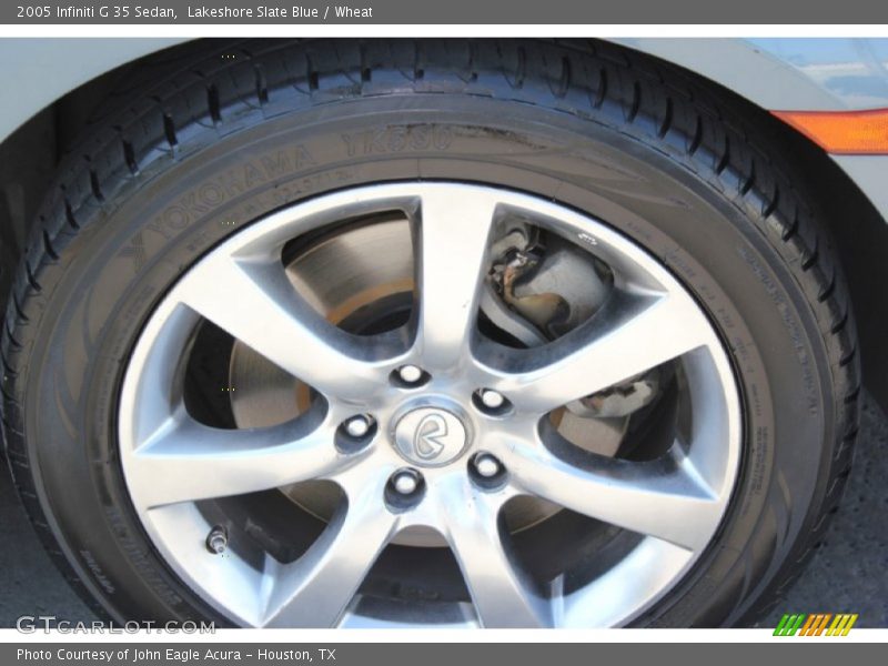Lakeshore Slate Blue / Wheat 2005 Infiniti G 35 Sedan