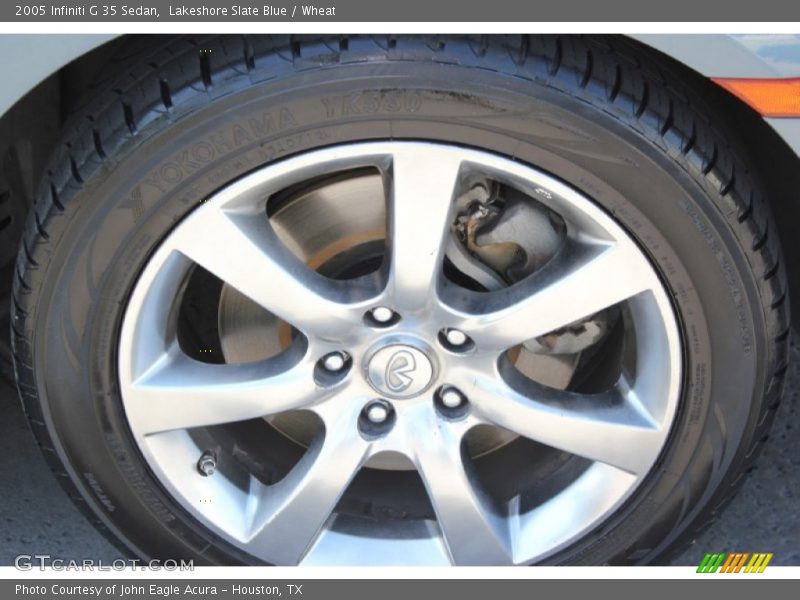 Lakeshore Slate Blue / Wheat 2005 Infiniti G 35 Sedan