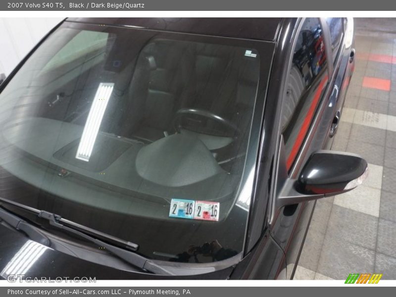 Black / Dark Beige/Quartz 2007 Volvo S40 T5