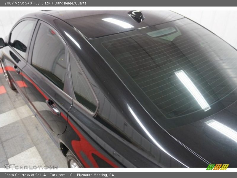 Black / Dark Beige/Quartz 2007 Volvo S40 T5