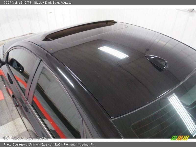 Black / Dark Beige/Quartz 2007 Volvo S40 T5