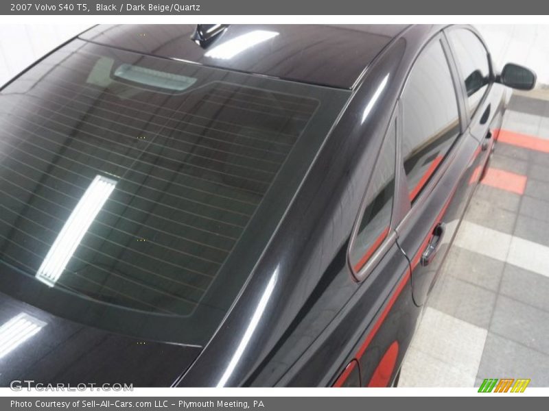 Black / Dark Beige/Quartz 2007 Volvo S40 T5