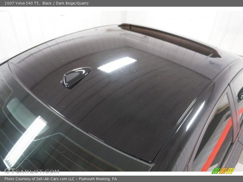 Black / Dark Beige/Quartz 2007 Volvo S40 T5