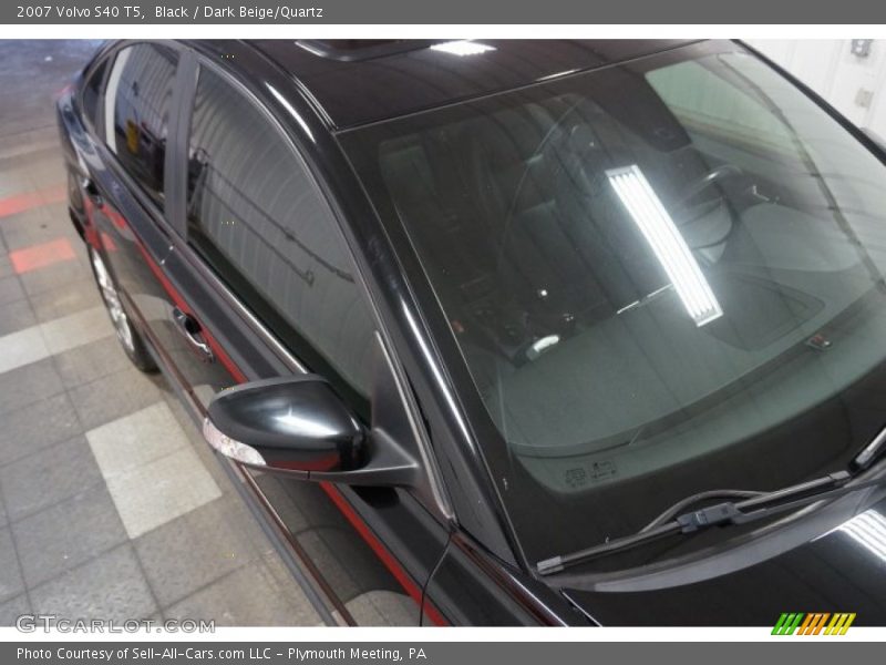 Black / Dark Beige/Quartz 2007 Volvo S40 T5