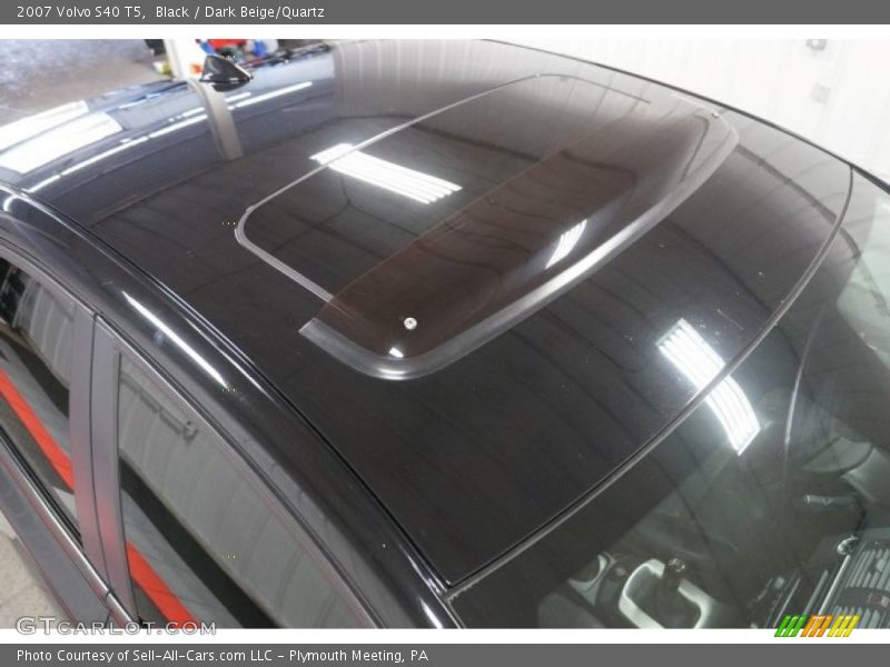 Black / Dark Beige/Quartz 2007 Volvo S40 T5