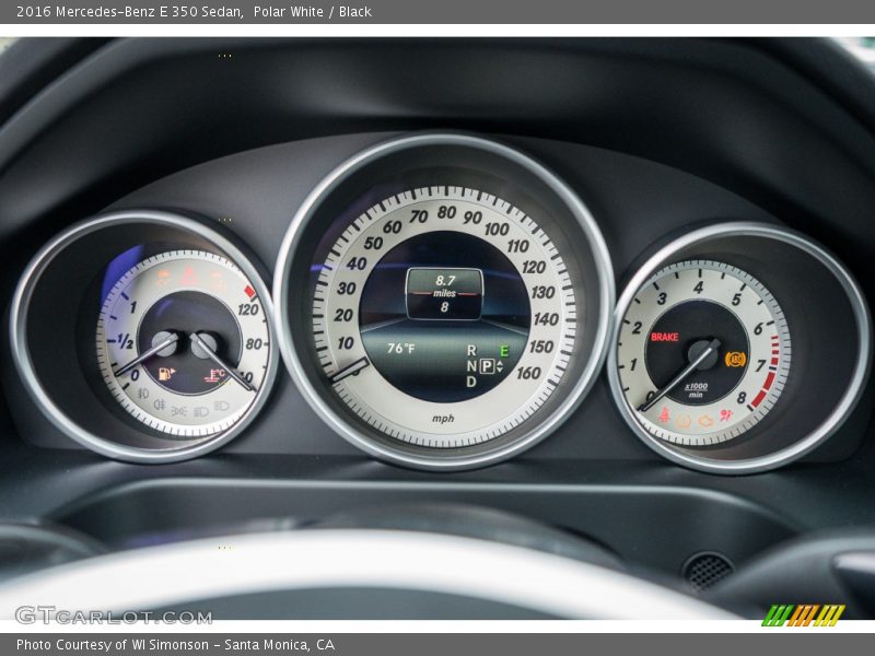 Polar White / Black 2016 Mercedes-Benz E 350 Sedan