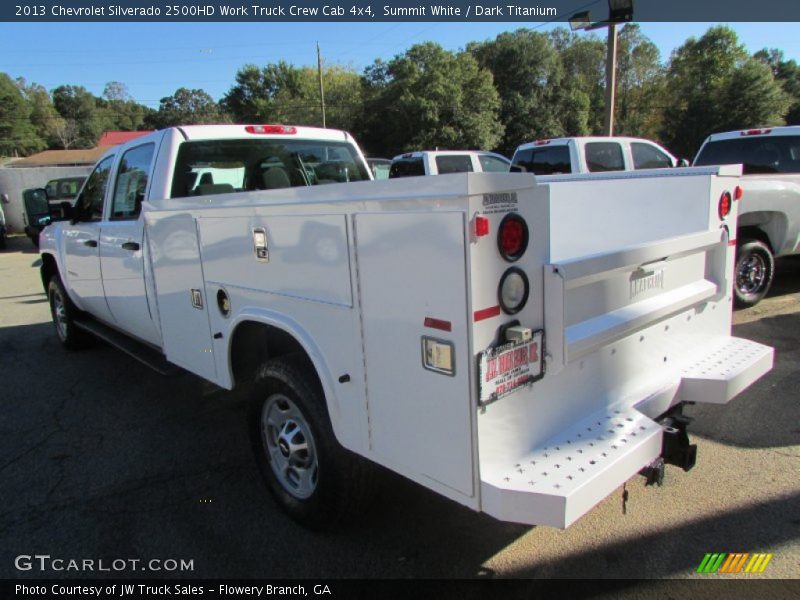 Summit White / Dark Titanium 2013 Chevrolet Silverado 2500HD Work Truck Crew Cab 4x4