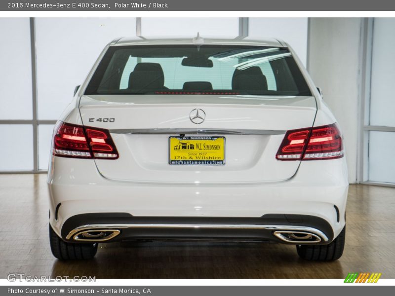 Polar White / Black 2016 Mercedes-Benz E 400 Sedan