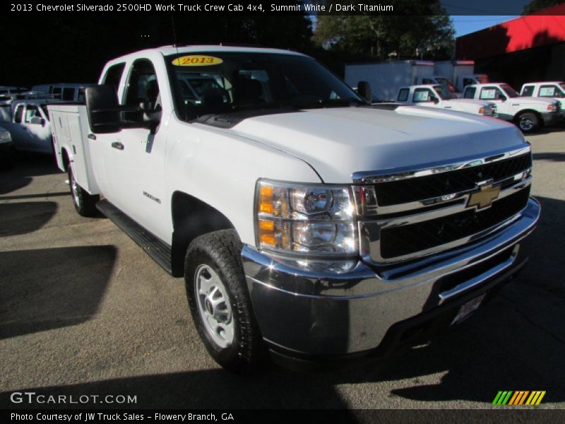 Summit White / Dark Titanium 2013 Chevrolet Silverado 2500HD Work Truck Crew Cab 4x4