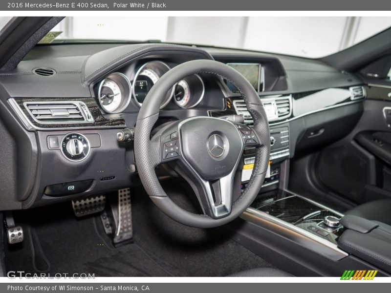 Polar White / Black 2016 Mercedes-Benz E 400 Sedan