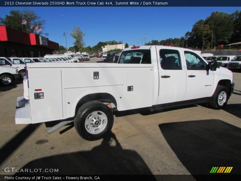 Summit White / Dark Titanium 2013 Chevrolet Silverado 2500HD Work Truck Crew Cab 4x4
