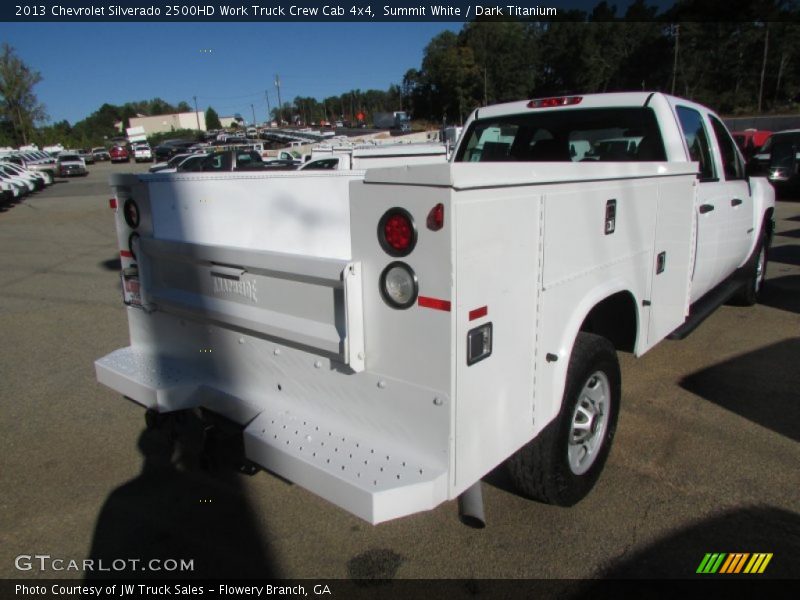 Summit White / Dark Titanium 2013 Chevrolet Silverado 2500HD Work Truck Crew Cab 4x4