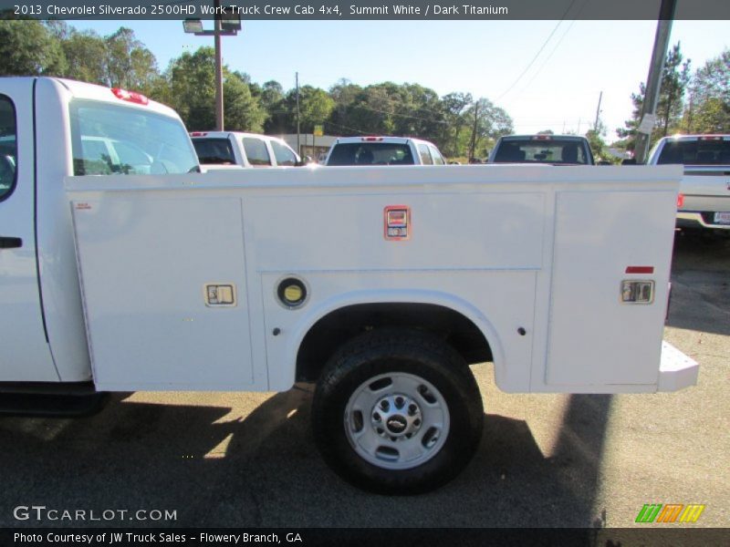 Summit White / Dark Titanium 2013 Chevrolet Silverado 2500HD Work Truck Crew Cab 4x4
