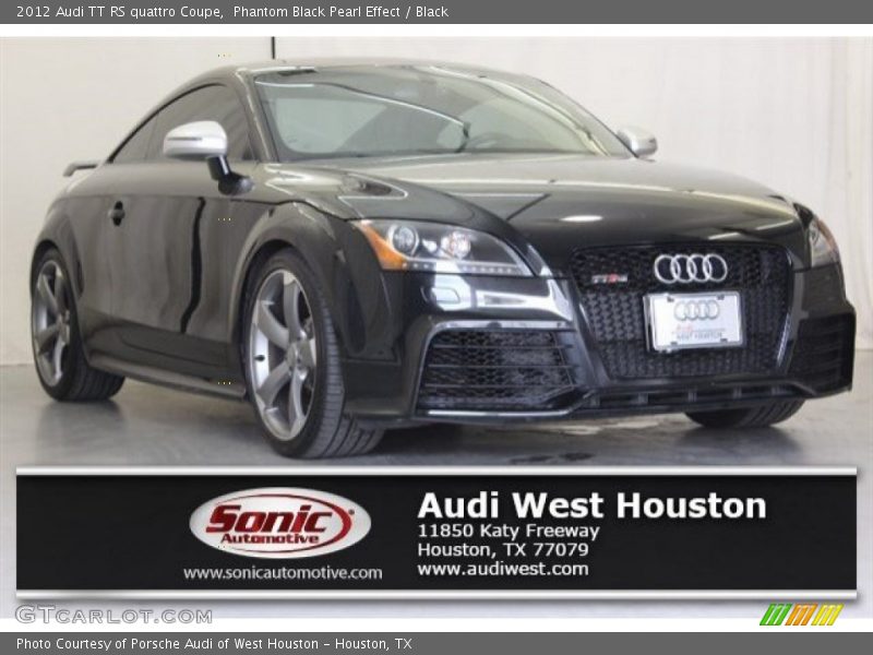 Phantom Black Pearl Effect / Black 2012 Audi TT RS quattro Coupe