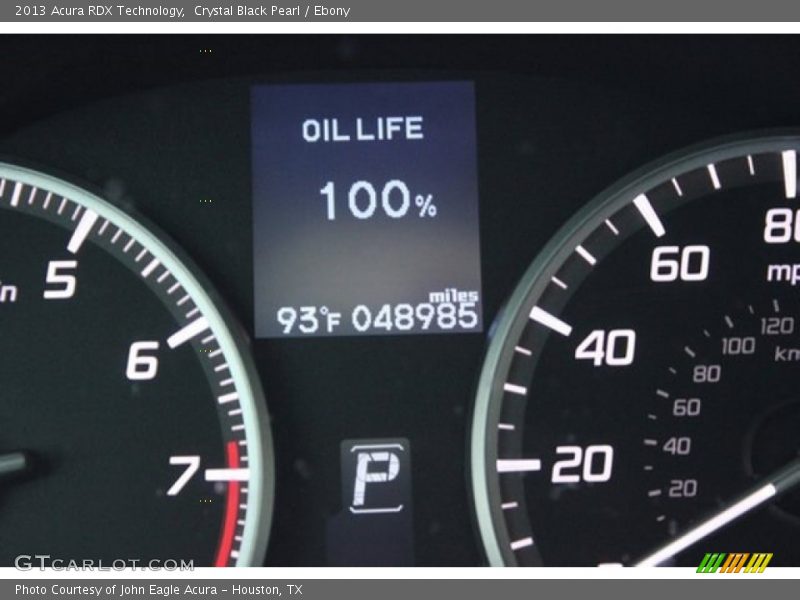 Crystal Black Pearl / Ebony 2013 Acura RDX Technology