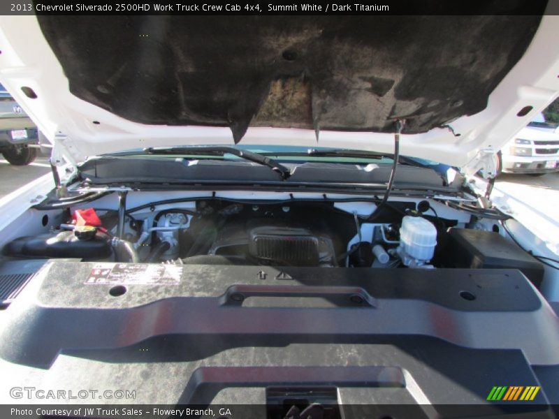 Summit White / Dark Titanium 2013 Chevrolet Silverado 2500HD Work Truck Crew Cab 4x4