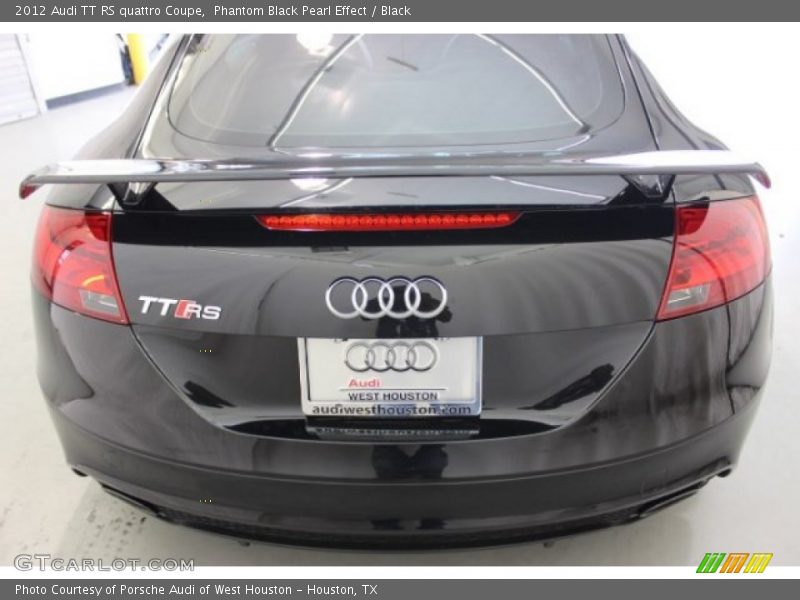 Phantom Black Pearl Effect / Black 2012 Audi TT RS quattro Coupe