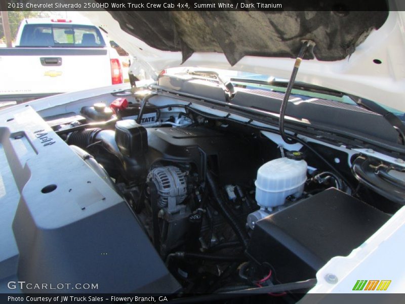 Summit White / Dark Titanium 2013 Chevrolet Silverado 2500HD Work Truck Crew Cab 4x4