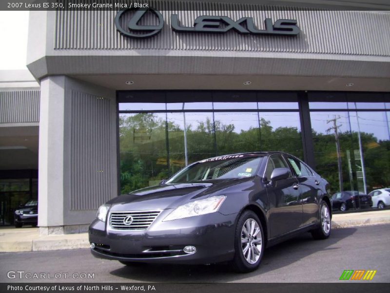 Smokey Granite Mica / Black 2007 Lexus ES 350