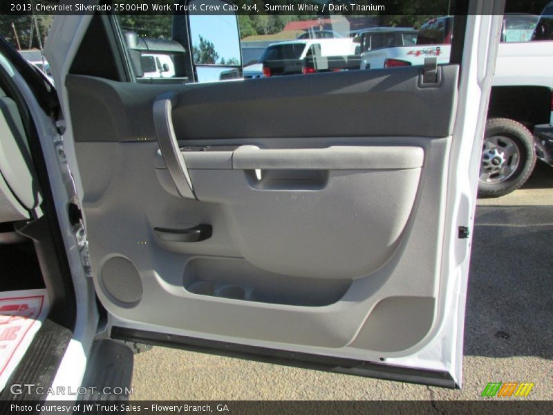Summit White / Dark Titanium 2013 Chevrolet Silverado 2500HD Work Truck Crew Cab 4x4