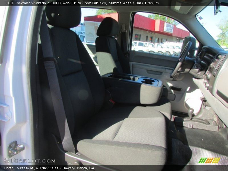 Summit White / Dark Titanium 2013 Chevrolet Silverado 2500HD Work Truck Crew Cab 4x4