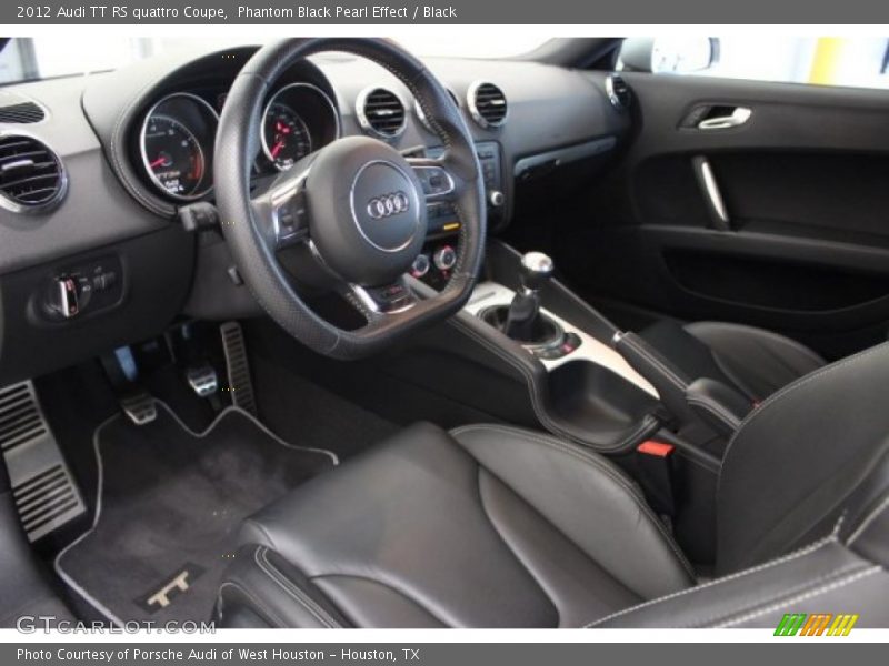 Black Interior - 2012 TT RS quattro Coupe 