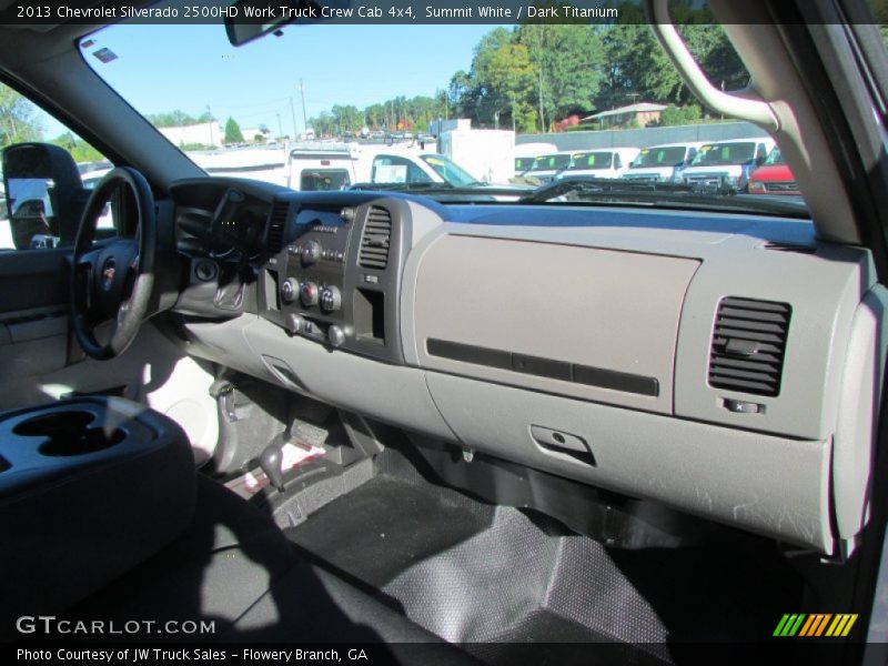 Summit White / Dark Titanium 2013 Chevrolet Silverado 2500HD Work Truck Crew Cab 4x4