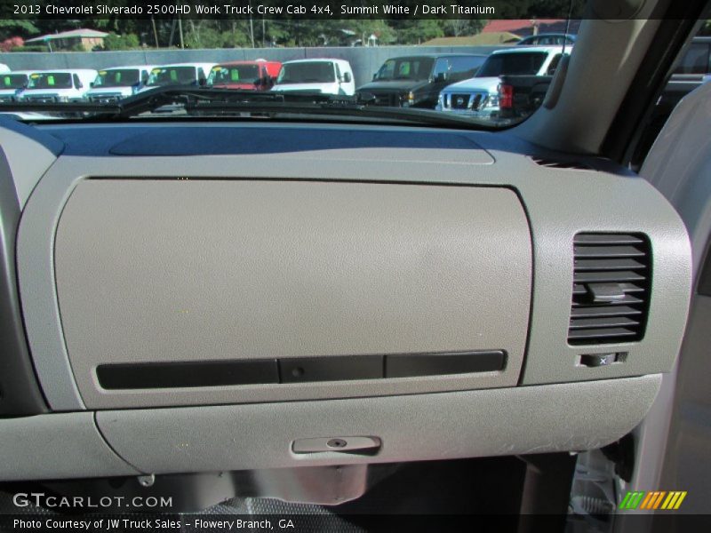 Summit White / Dark Titanium 2013 Chevrolet Silverado 2500HD Work Truck Crew Cab 4x4