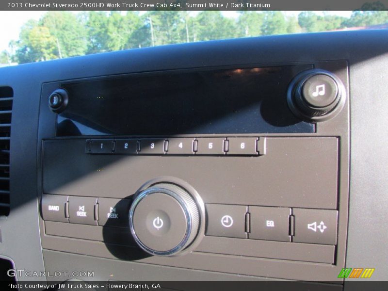 Summit White / Dark Titanium 2013 Chevrolet Silverado 2500HD Work Truck Crew Cab 4x4