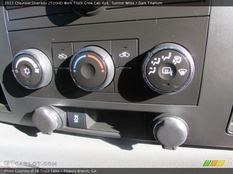 Summit White / Dark Titanium 2013 Chevrolet Silverado 2500HD Work Truck Crew Cab 4x4